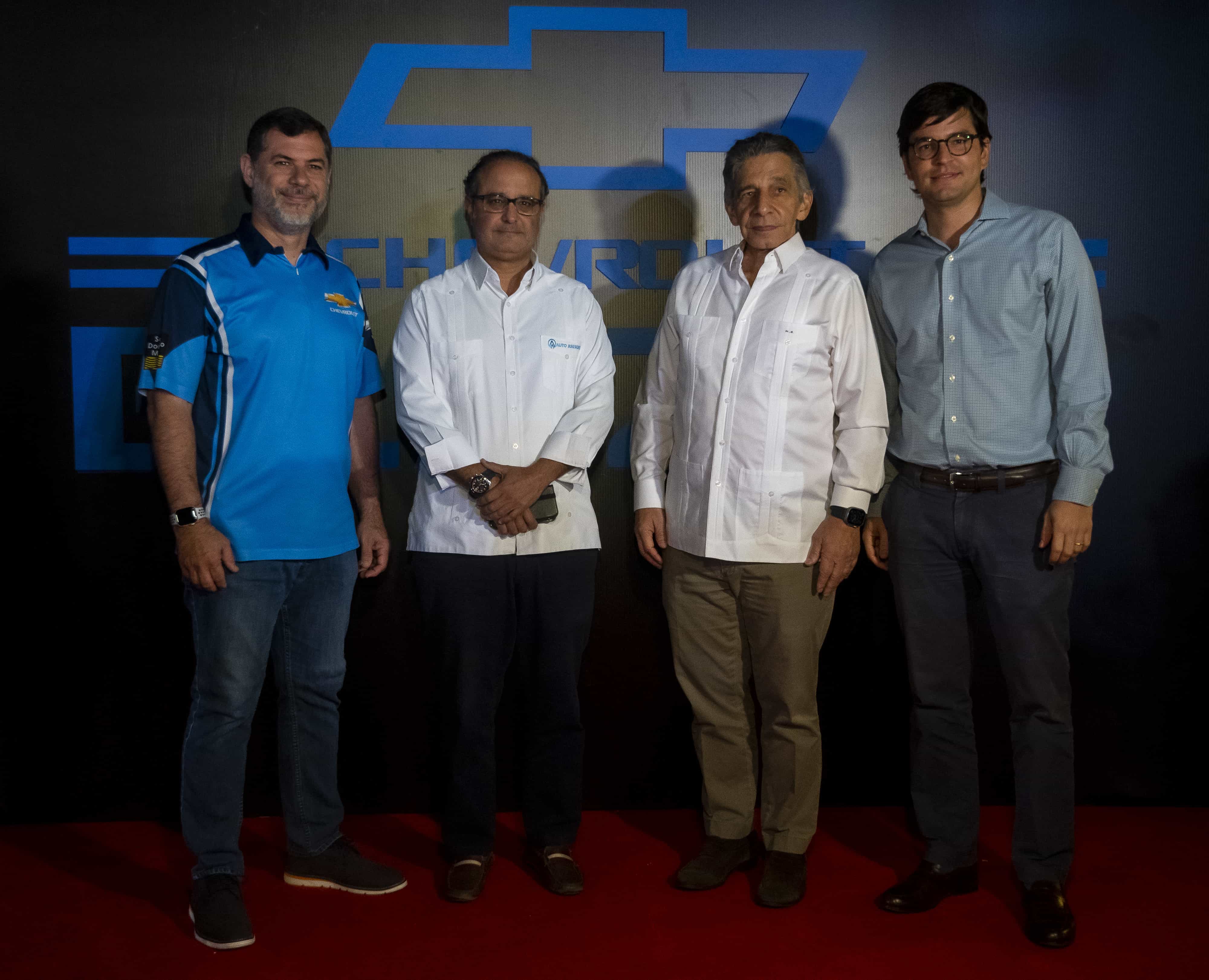 Anibal Rodríguez, Carlo Álvarez Miguel Barletta y Alexis Anselin.