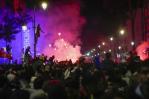 Marroquíes, de fiesta tras triunfo histórico en el Mundial