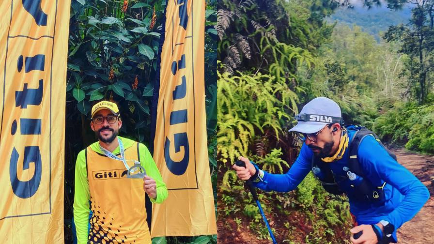 Rafael Pérez logra 3er lugar en los 28km del Pico Duarte Express
