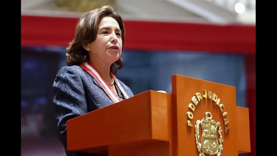 Presidenta del Judicial de Perú llama a la ciudadanía a defender la democracia