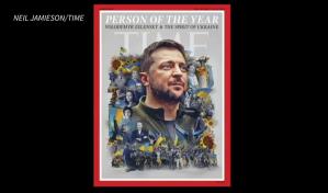 Volodimir Zelenski, personaje del año 2022 para la revista Time