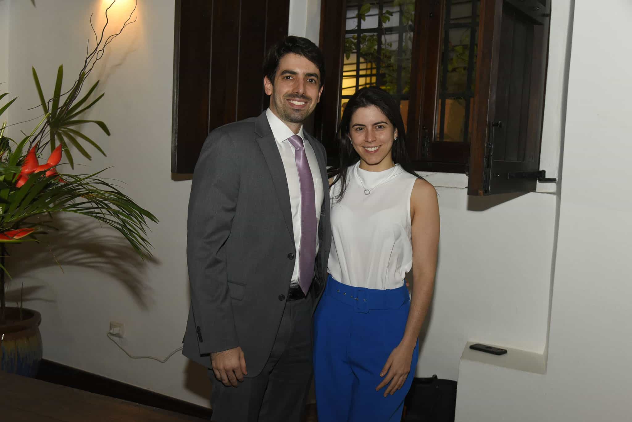 Jorge Ariza y Carla Canales.