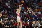 Pistons despiertan en la segunda parte y superan al Heat de Miami