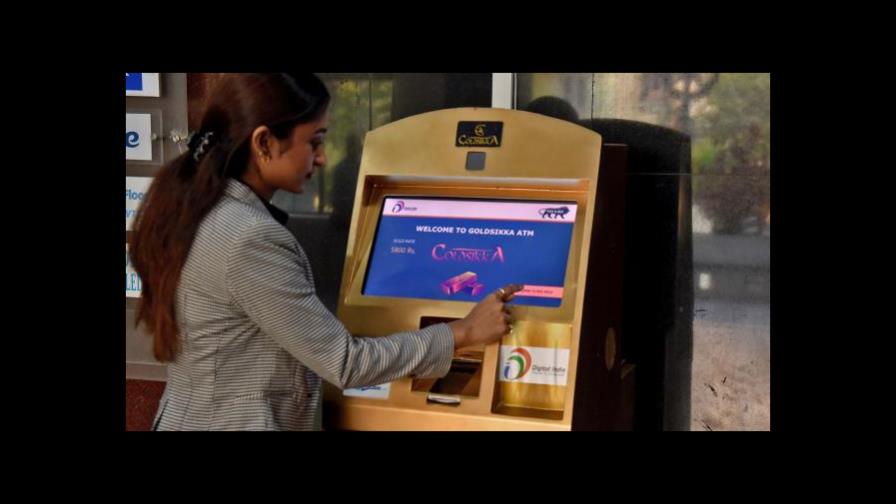 Abre un cajero automático de oro en la India, un país que adora este metal
