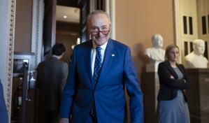 Bloque de senadores demócratas reelige a Schumer como líder