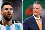 Van Gaal busca saldar cuenta pendiente con Messi y Argentina en el Mundial