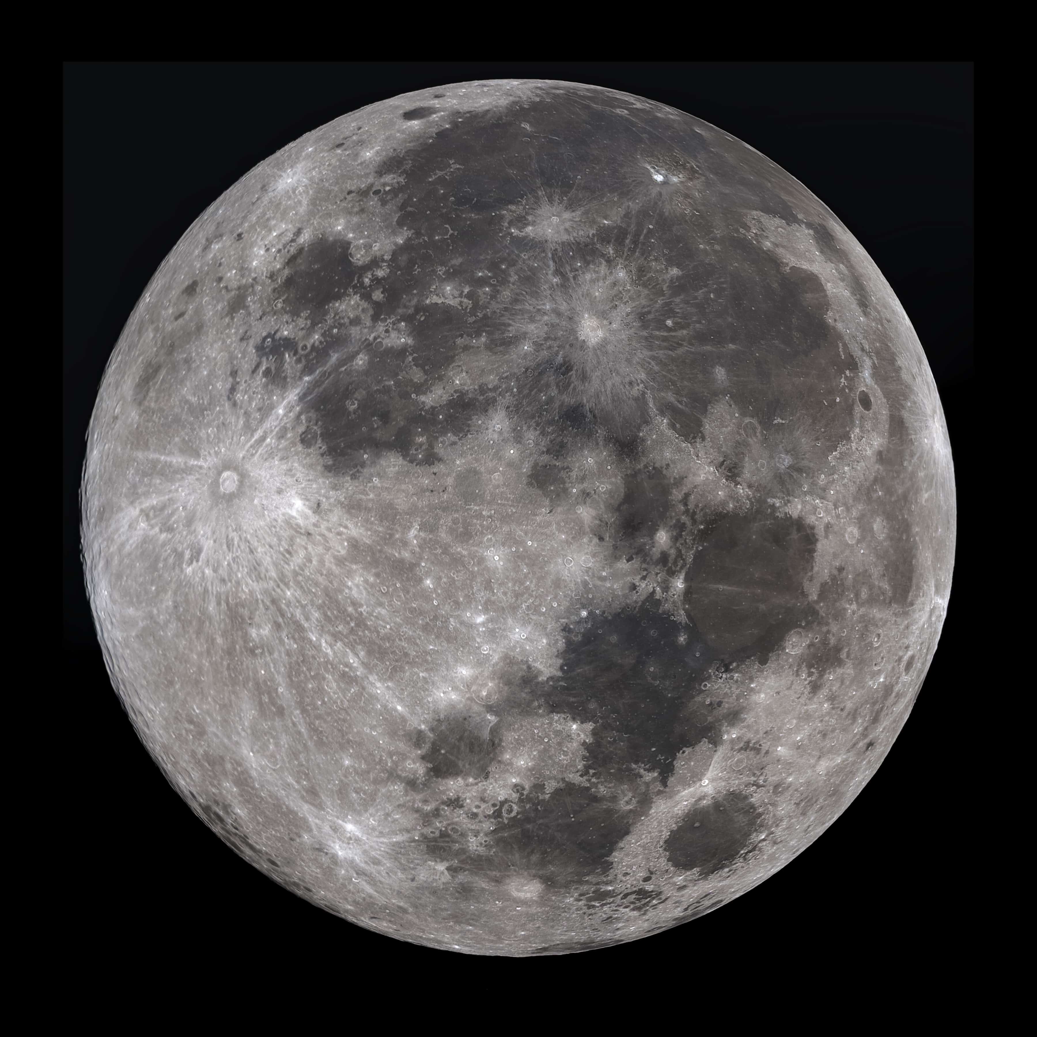 Así luce el último plenilunio del 2022.