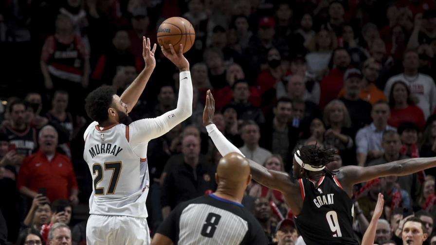VIDEO | Triple de Murray guía a Nuggets a victoria sobre Blazers