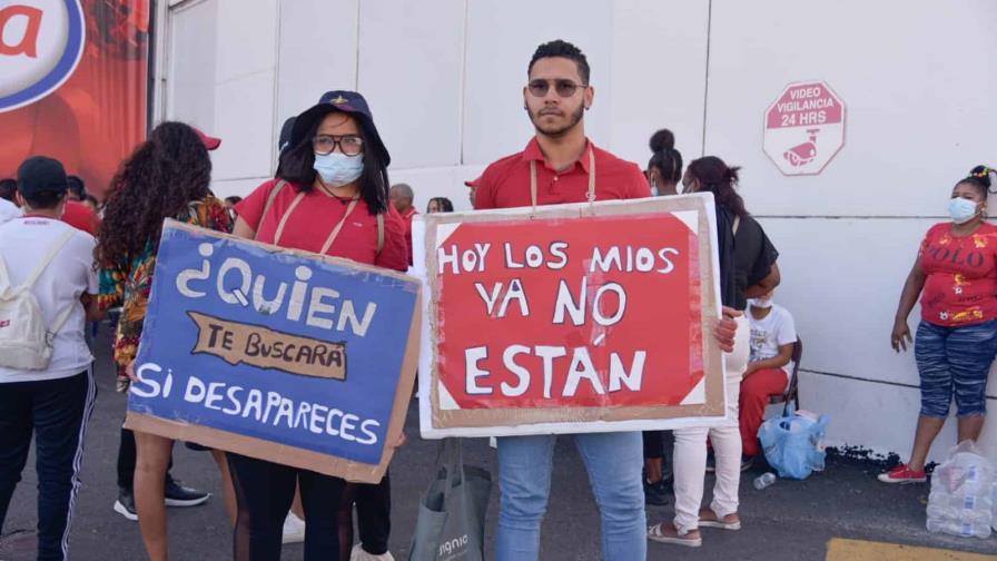 Familiares de desaparecidos inician marcha hacia el Congreso Nacional