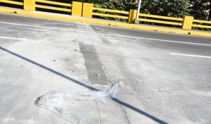Corrigen fallas en juntas del puente Juan Pablo Duarte