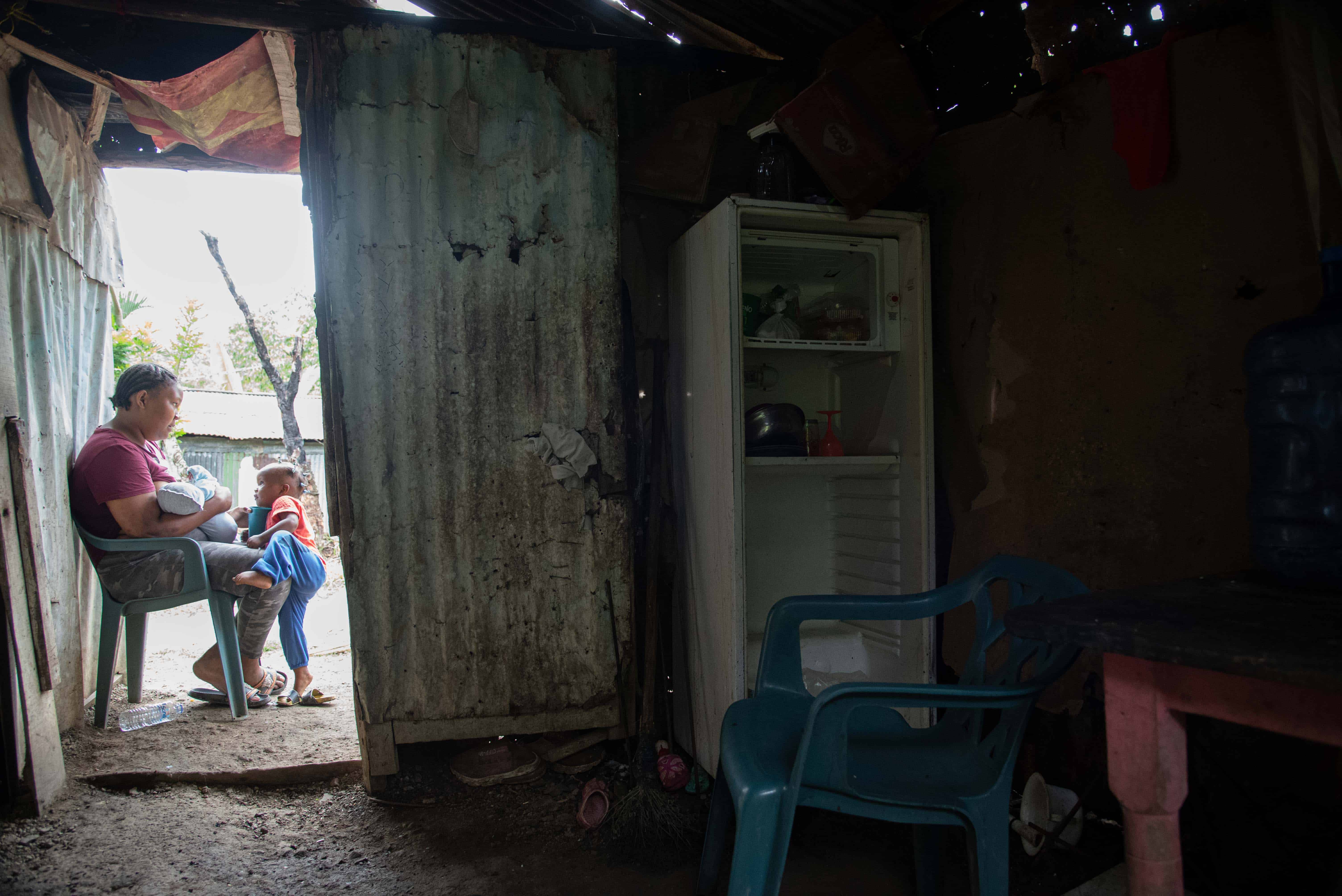La antigua casa de María por dentro.