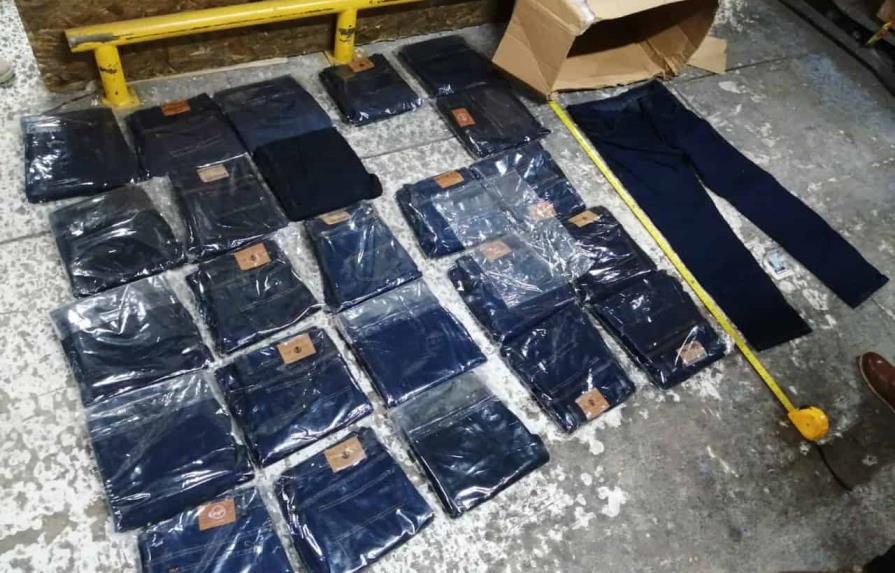 Guatemala incauta cocaína impregnada en pantalones procedentes de Colombia