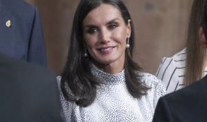 La Reina Letizia preside una reuni&oacute;n de trabajo en el Instituto Cervantes de Los &Aacute;ngeles