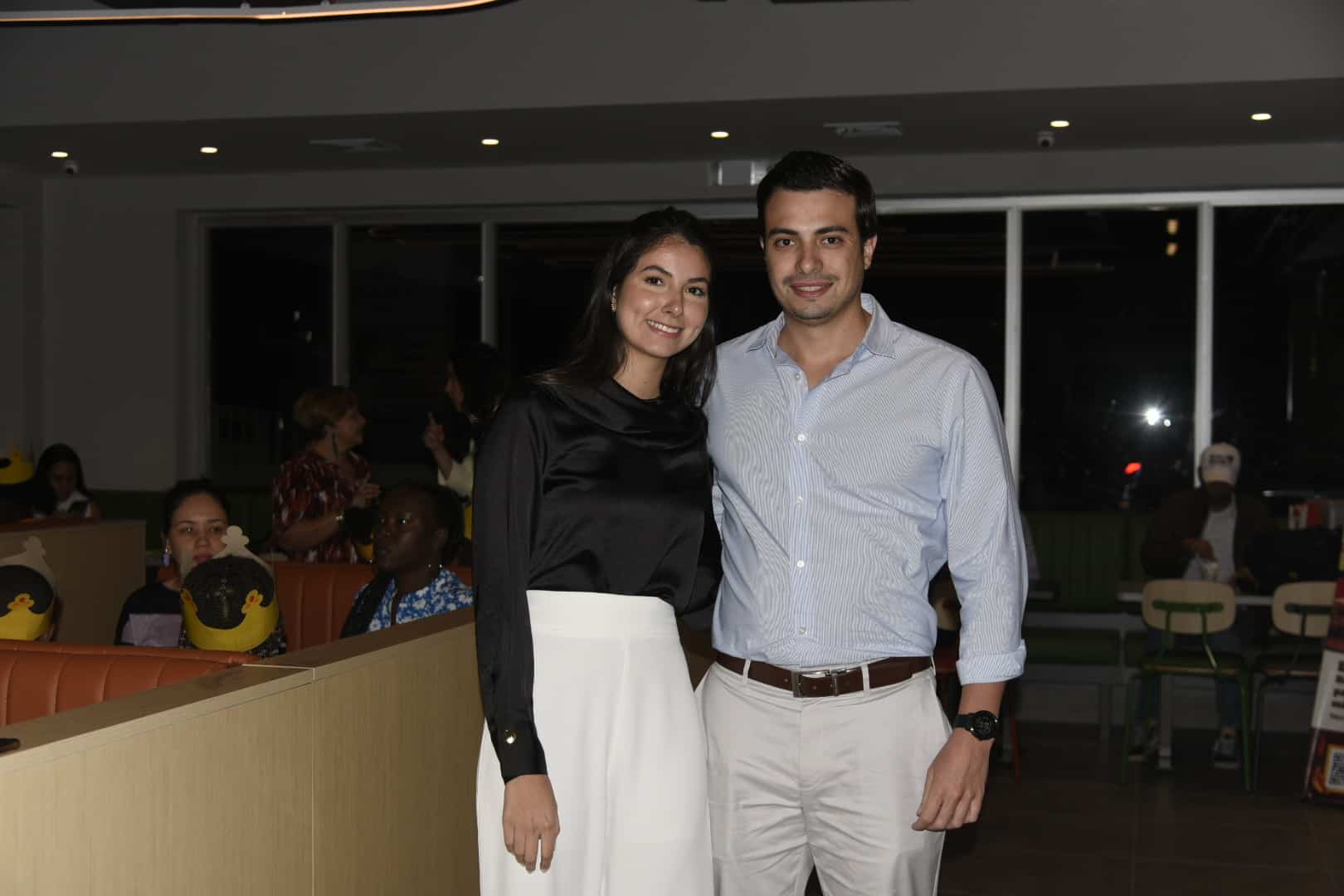 María Alejandra Bisonó y Domingo Bermúdez.