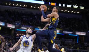 VIDEO | Pacers superan a los Warriors; Curry se lesiona