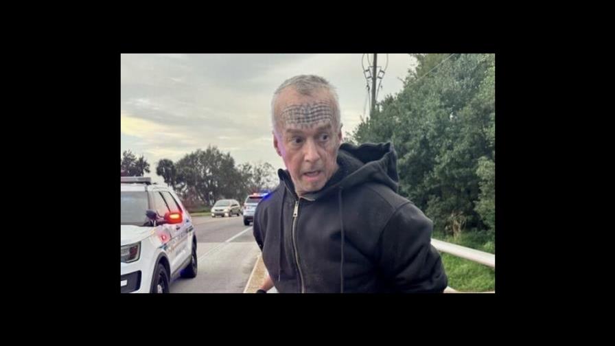 Detienen a hombre con tatuajes en la cara por brutal violación en Florida