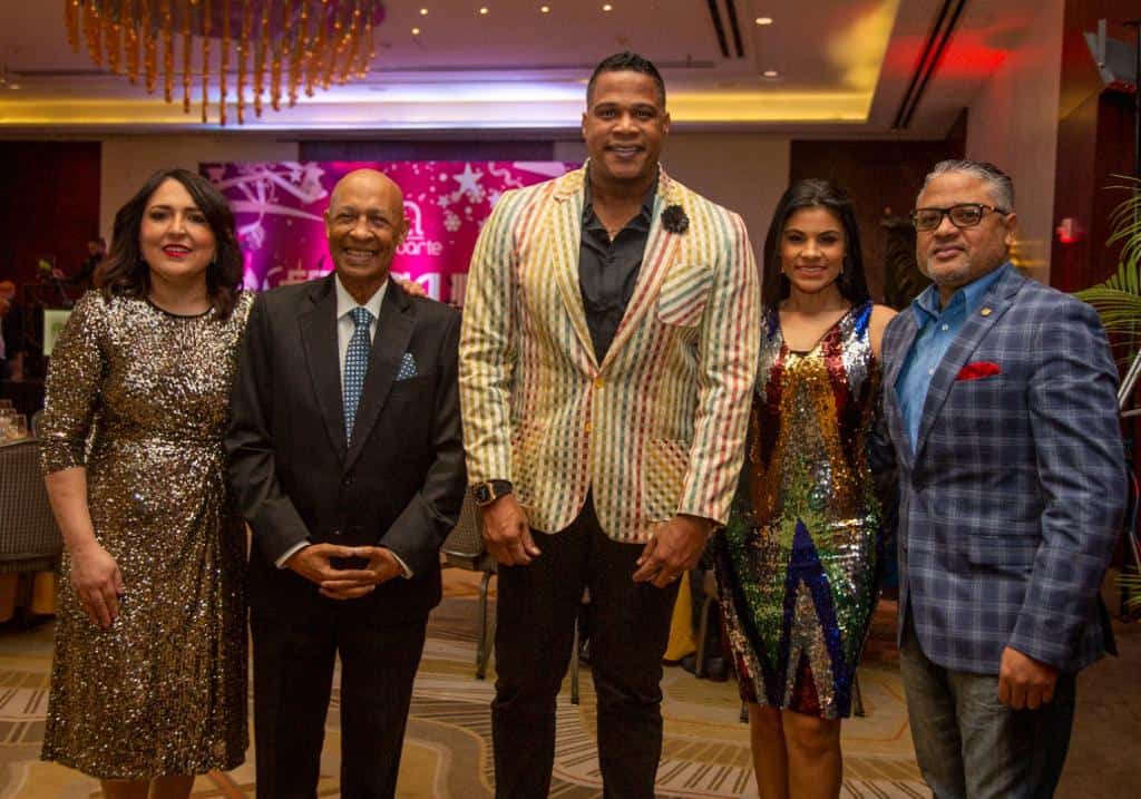 Emelyn Baldera, Carlos T. Martínez, Jandy Ventura, Glenny Abreu y Carlos Devers.