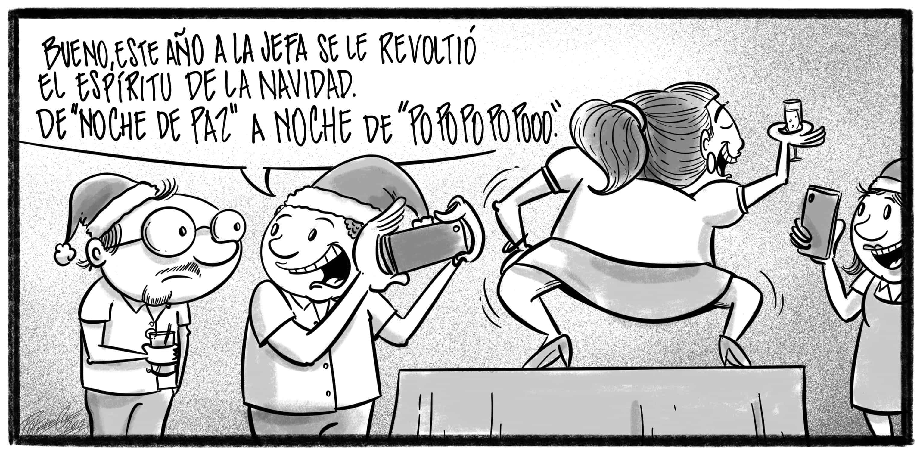 Caricatura de Noticiero Poteleche 15 diciembre 2022