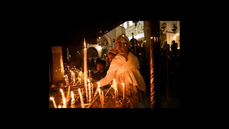 Belén está atestada de turistas navideños después de la pandemia