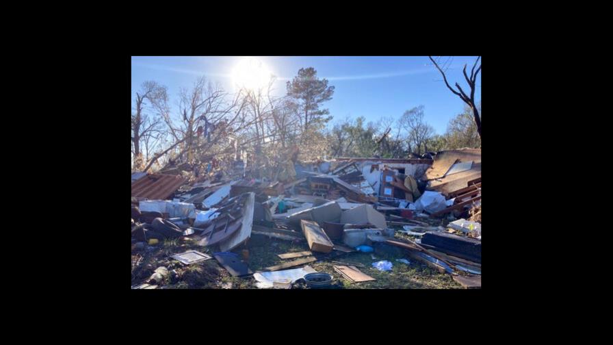 Tornados provocan destrucción en los estados de Luisiana y Mississippi