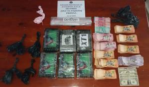 Decomisan seis kilos de cocaína y 110 mil pesos en una casa en Higüey