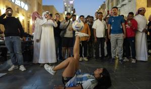 Argentinos en Qatar dispuestos a todo por ganar el Mundial