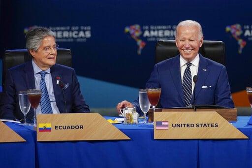 Biden recibirá al presidente ecuatoriano en la Casa Blanca