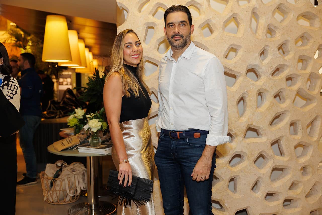 Ally Dantes y Rafael Aybar.