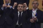 Macron vuelve a Qatar con estrellas del fútbol para la final del Mundial Macron vuelve a Qatar con estrellas del fútbol para la final del Mundial