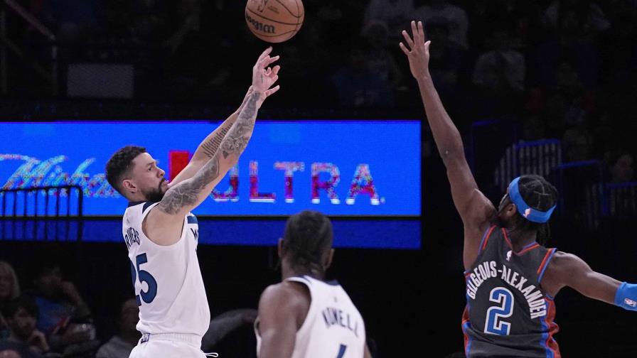 VIDEO | Reid anota 28 puntos y Timberwolves ganan al Thunder