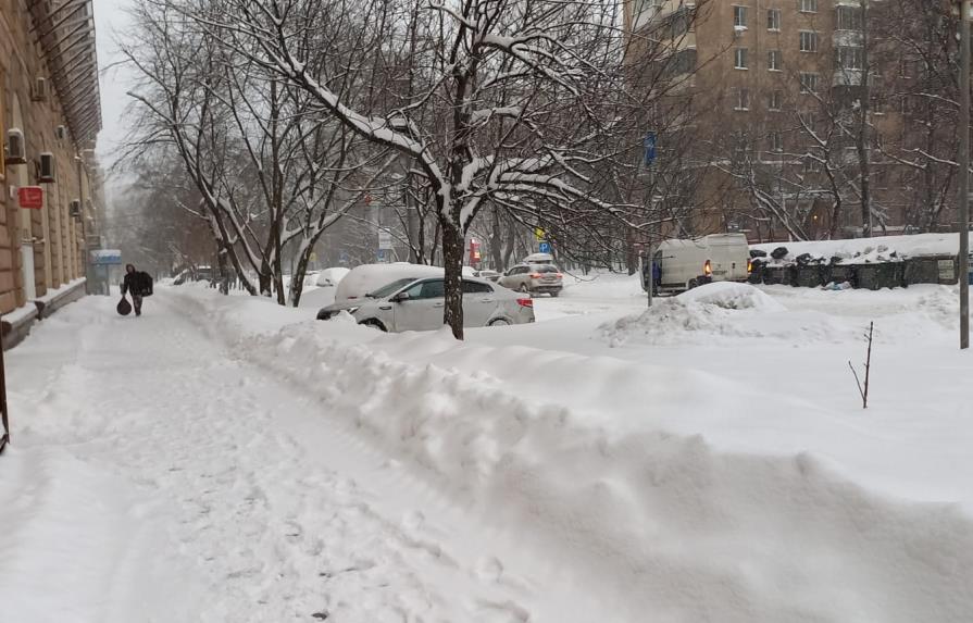 Moscú vive la mayor nevada del siglo XXI este domingo
