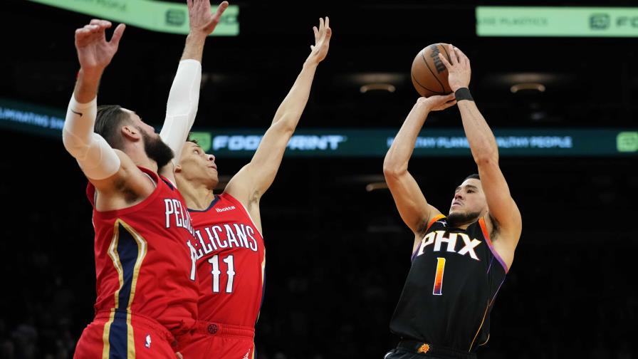 VIDEO | Con 58 puntos de Booker, Suns le dan la vuelta a Pelicans