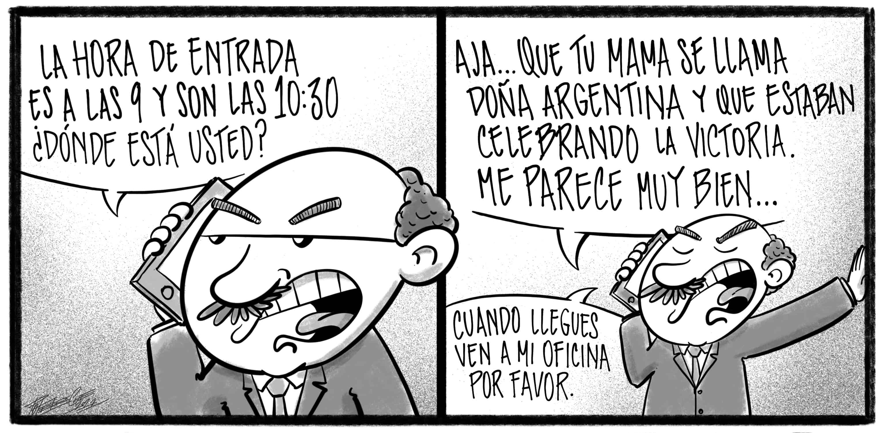 Caricatura de Noticiero Poteleche 19 diciembre 2022