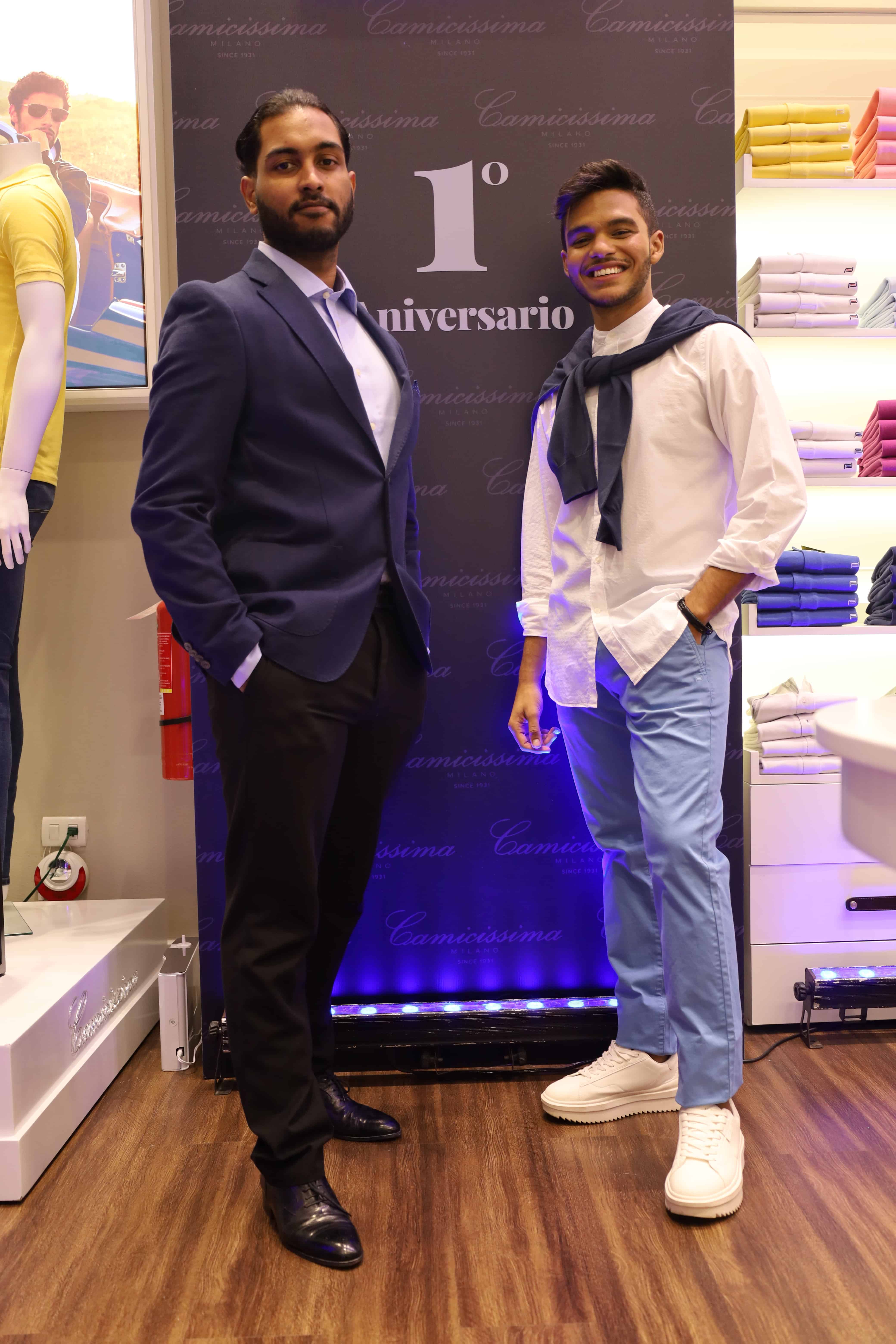 San Cruz y&nbsp;Yohan Amparo,&nbsp;modelos exclusivos de la marca.