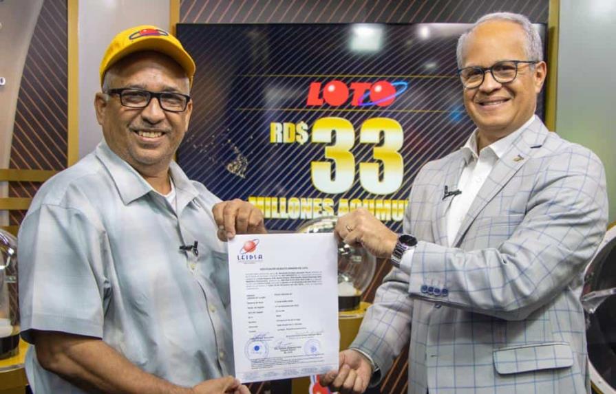 Un agrónomo es el ganador de RD$33 millones del Loto