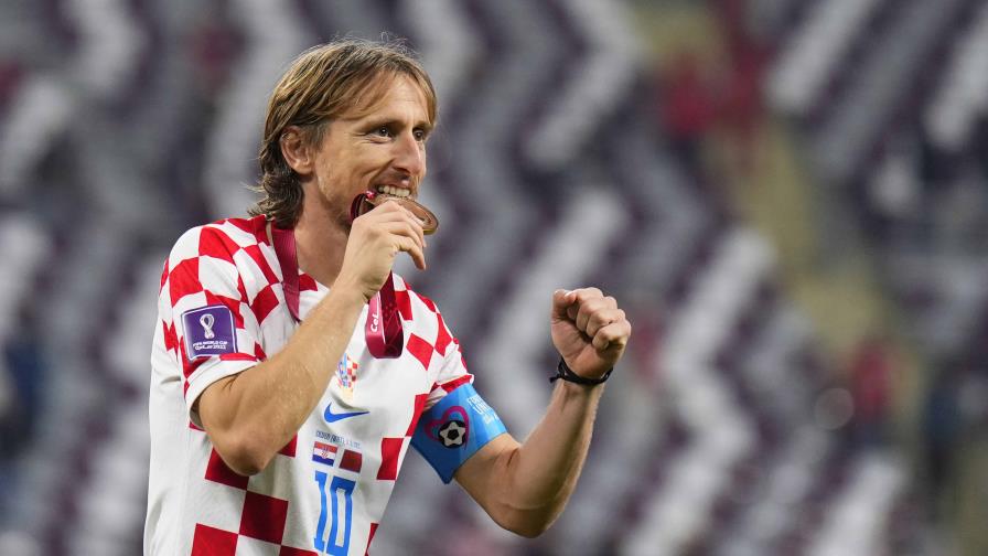 Lo que dijo Modric luego de ganar a Marruecos y subir al podio Lo que dijo Modric luego de ganar a Marruecos y subir al podio