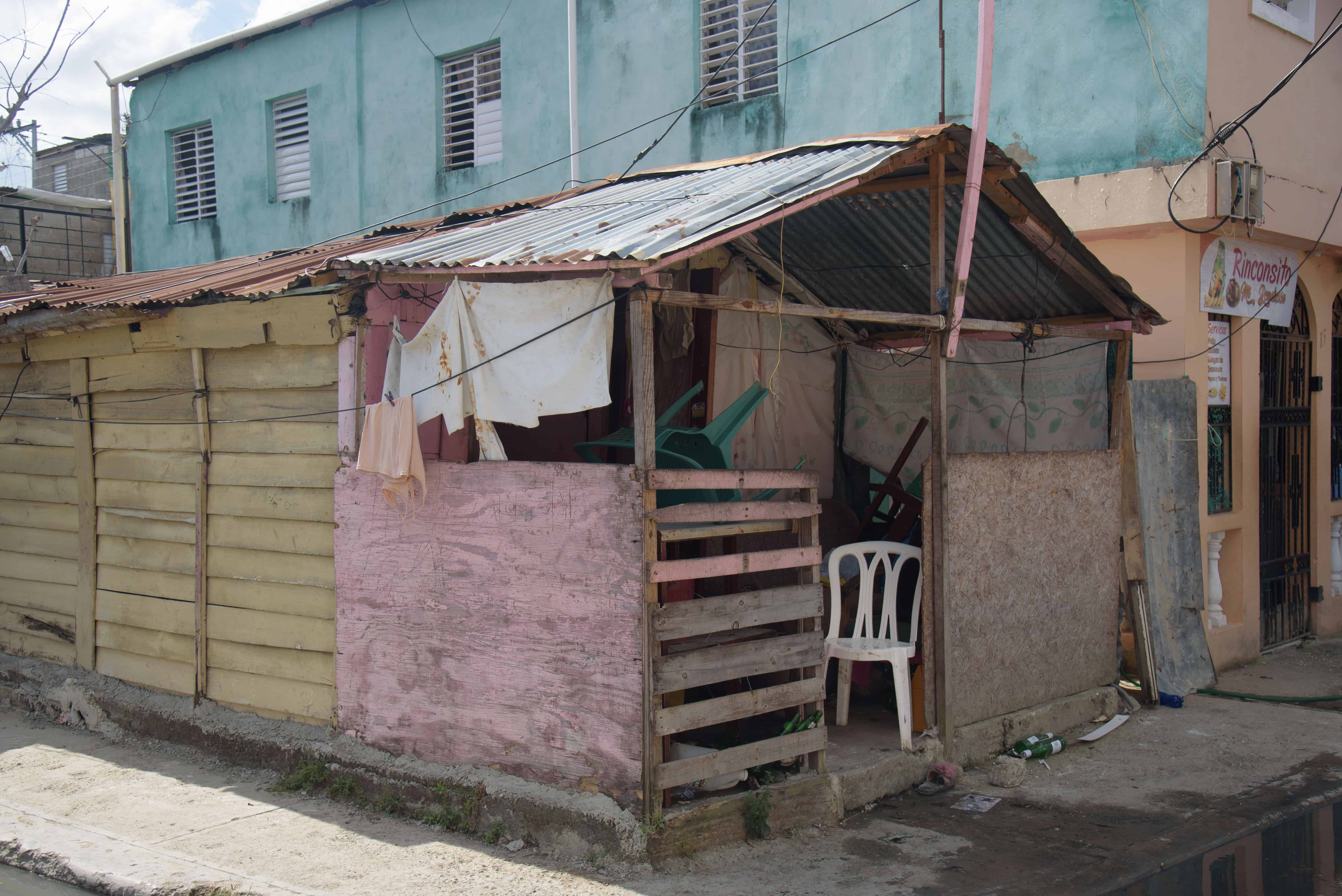 La vivienda de doña Deyanira en Sabana Perdida. 