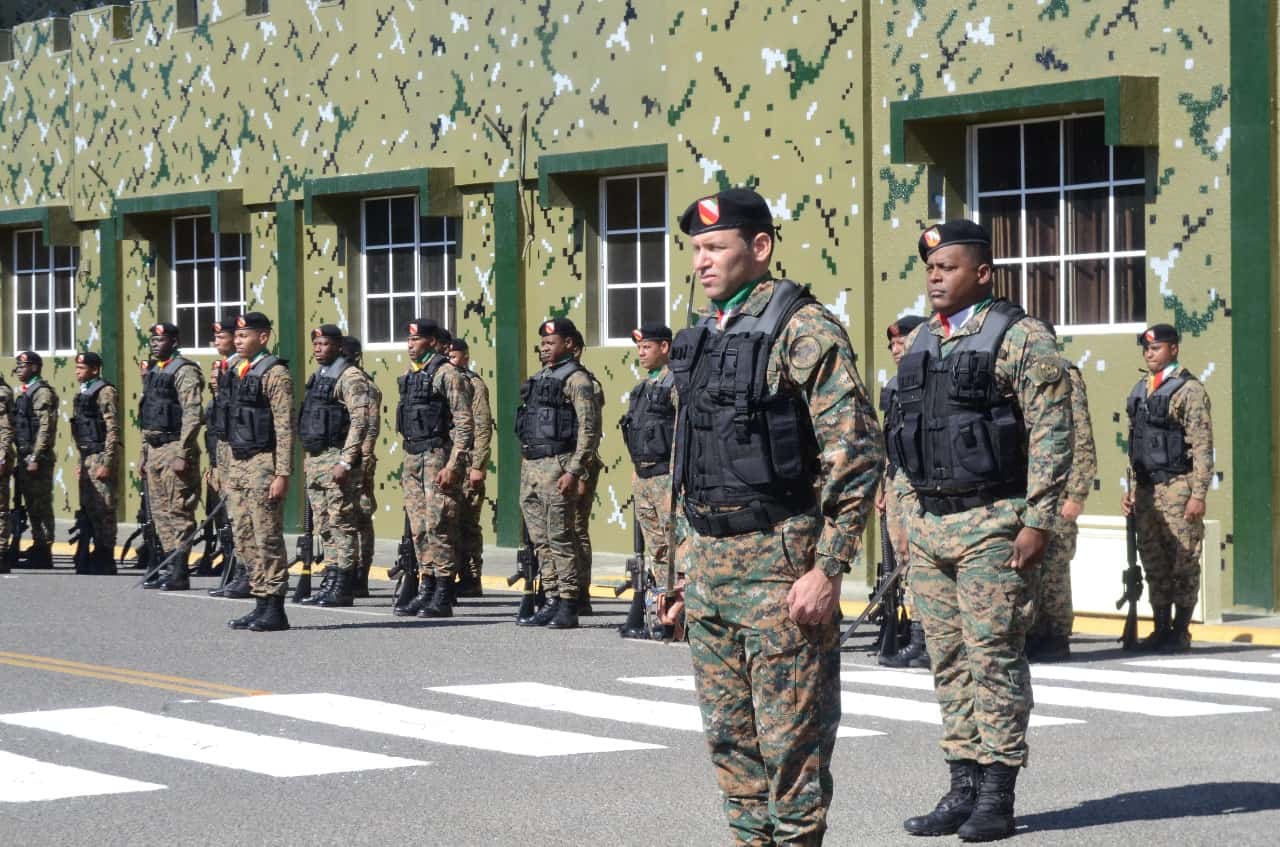 Los soldados que componen la segunda Brigada de Infantería del Ejército Dominicano.