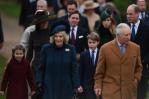 Carlos III y la familia real británica asisten a misa en Sandringham
