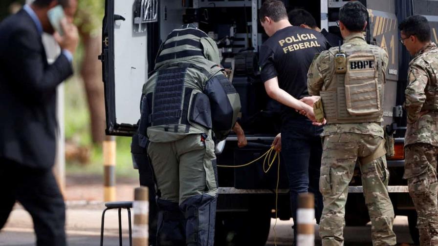 Más explosivos son encontrados en Brasilia a una semana de posesión de Lula Más explosivos son encontrados en Brasilia a una semana de posesión de Lula