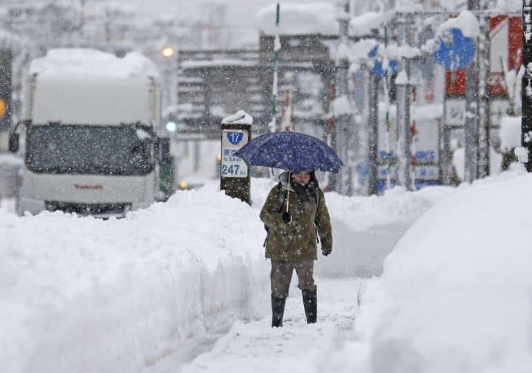 Diecisiete muertos en Japón a causa de fuertes nevadas