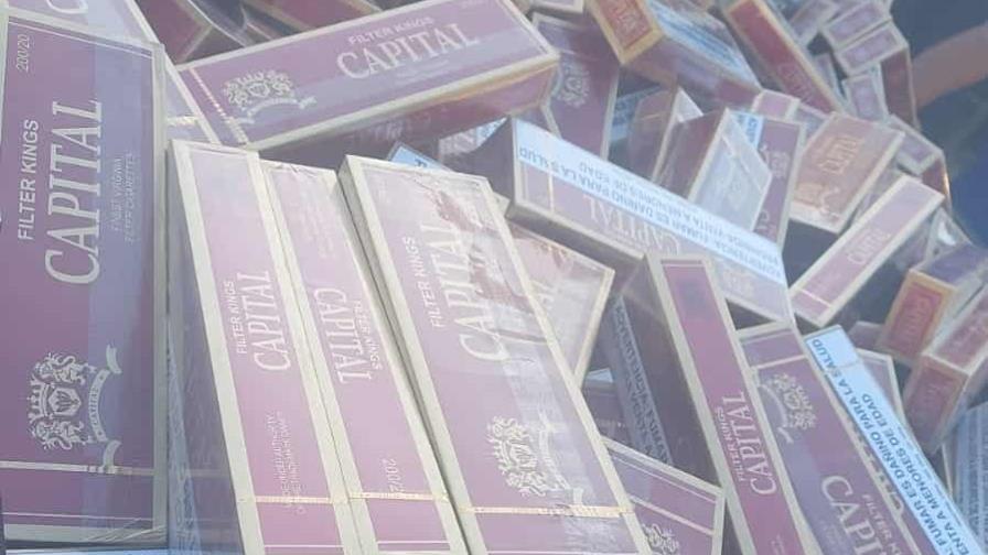 Autoridades incautaron más de 379 mil cigarrillos de contrabando en Santiago