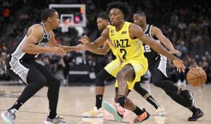 VIDEO | Spurs resisten a remontada del Jazz al cierre, para llevarse el triunfo
