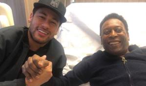 “Pelé transformó el fútbol en arte”, dice Neymar