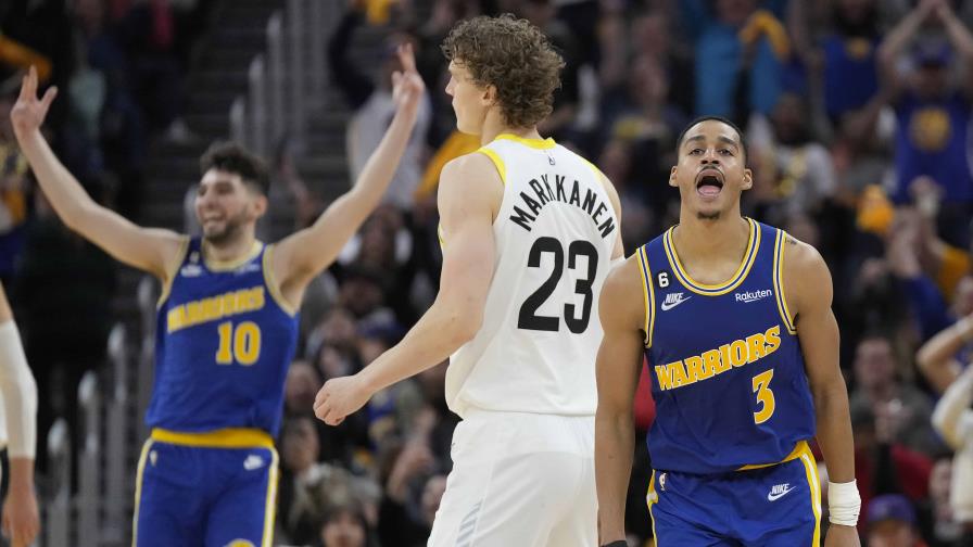 VIDEO | Jordan Poole suma 26 puntos y Warriors derrotan al Jazz