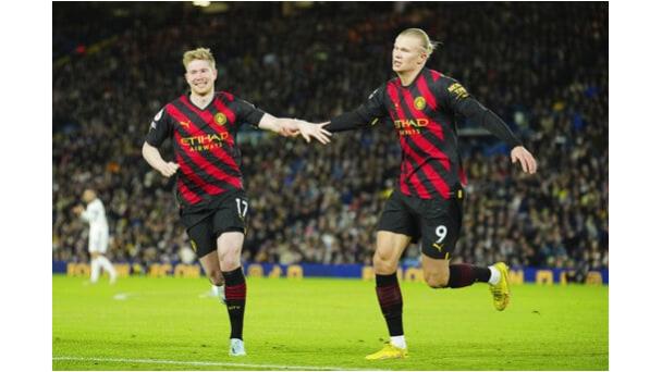 City supera al Leeds, Haaland llega a 20 goles en 14 duelos