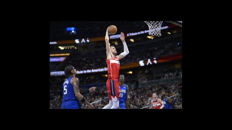 Wizards superan 119-100 a Magic e hilvanan cuatro triunfos Wizards superan 119-100 a Magic e hilvanan cuatro triunfos