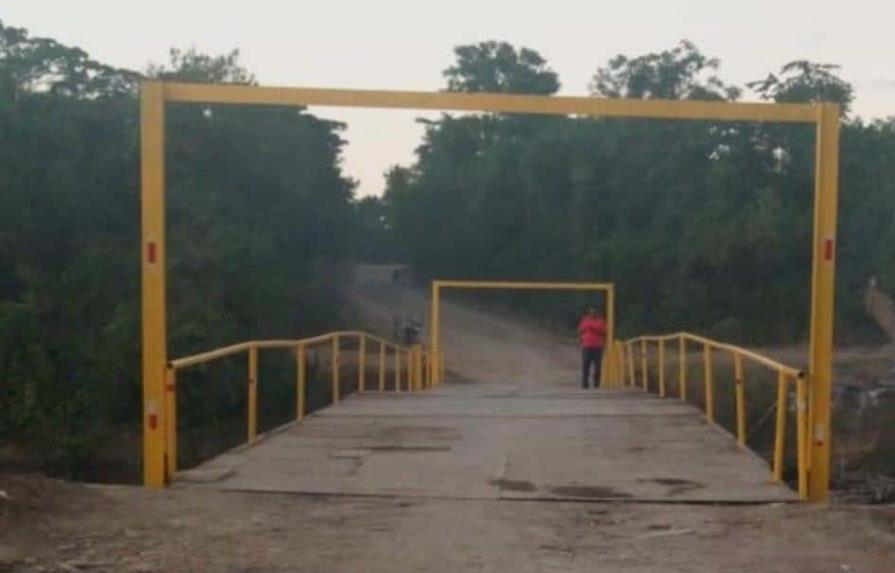 Reparan puente que colapsó en San Pedro de Macorís