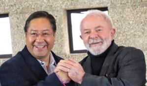 Lula y Arce quieren impulsar la cooperación energética entre Brasil y Bolivia