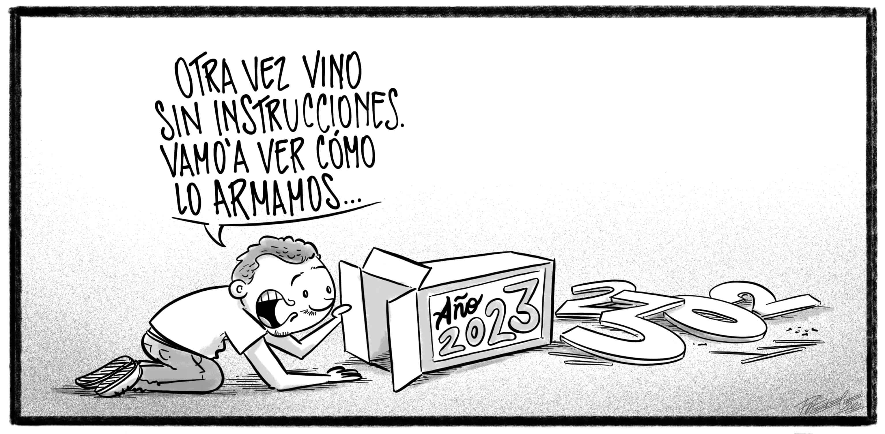 Caricatura de Noticiero Poteleche 2 enero 2023 Caricatura de Noticiero Poteleche 2 enero 2023